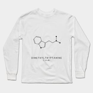 Dimethyltryptamine / DMT Molecular Structure in White Long Sleeve T-Shirt